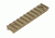 Leapers UTG PRO 10-Slot Super Slim Free Float Rail Section, Flat Dark Earth MTURS02MD