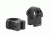 Leapers UTG PRO 1in/2PCs Medium Profile P.O.I Dovetail Rings, Black RDU012515