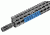Leapers UTG PRO 3.14in 8-Slot Keymod Picatinny Rail Section, Black MTURS04M