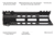 Leapers UTG PRO Forerunner 7in M-LOK Free Float Handguard, Black, MTU044SPM