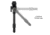 Leapers UTG PRO TBNR Bipod, 7in-9in Center Height, Picatinny, Black, TLUBP02-A