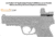 Leapers UTG Super Slim RDM20 Mount for S&amp;W M&amp;P Rear Sight Dovetail, Black, RDM-20SW