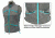 Leapers UTG True Huntress Female Sporting Vest, Gray/Blue PVC-VF21GB
