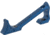 Leapers UTG Ultra Slim Angled Foregrip, Keymod, Matte Blue, MT-AFGK01B