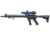 Leapers UTG Ultra Slim Angled Foregrip, Keymod, Matte Blue, MT-AFGK01B