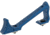 Leapers UTG Ultra Slim Angled Foregrip, M-LOK, Matte Blue, MT-AFGM01B
