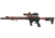Leapers UTG Ultra Slim Angled Foregrip, M-LOK, Matte Red, MT-AFGM01R