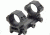 Leapers Weaver Style 30mm Full Size Integral Medium Profile, See-Thru Mount, For Scopes Up to 45mm Obj., 4 Top Screws RGWM2PA-30M4