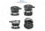 Leofoto LB-75 Leveling Head w/ Butterfly Handle, Black, LB-75