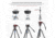 Leofoto LM-324CL&amp;LH-55LR X Version Tripod w/ 75mm Bowl&amp;Platform w/ LH Ballhead Set, Black, LM-324CLX+LH-55LR