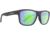 Leupold Katmai Sunglasses, Matte Black Frame, Square Emerald Mirror Lens, Polarized, Narrow-Regular, 179099