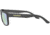 Leupold Katmai Sunglasses, Matte Black Frame, Square Emerald Mirror Lens, Polarized, Narrow-Regular, 179099