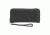 Lewis N Clark Fine Leather RFID-Blocking Clutch Bag, Black, 7053BLK