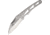 Linton Cutlery Skeletonized Fixed Blade Knife w/o Sheath, 10.63in Overall, 4.75in Satin Stainless Blade, Skeletonized Handle, No Sheath, L92022NS NO SHEATH