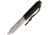 Linton Cutlery 12.25in Fixed Blade Knife w/o Sheath, 12.25in Overall, 6.5in Satin Stainless Tanto Blade, OD Green Cord Wrapped Handle, No Sheath, L97062ANS NO SHEATH