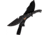 Linton Cutlery Black Powder Coated Machete, 17in Overall, 12in Black Powder Coated Stainless Blade, Black Micarta Handle, Nylon Sheath, L93007