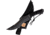 Linton Cutlery 15.25in Cord Wrapped Machete, 15.25in Overall, 9in Black Powder Coated Sawback Stainless Blade, Black Cord Wrapped Handle, Nylon Sheath, L101061B