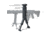 Lion Gears Bipod QR 5-position Folding Grip Bipod, Black, LG-SG-F150BP