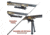 Lion Gears Scout-Pod 7in-9in Tactical Button-Lock 3-Position Folding Bi-pods, with Sling Stud Mounting Deck, LG-SP-3D06SL