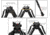 Lion Gears Scout-Pod Tactical Spring-Lock Folding Bi-pods with Integrated Picatinny/Weaver Mounting Deck, 8.5in - 10.6in, LG-SP-SL09