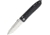 Lionsteel Big Daghetta G10 Folding Knife, 3.75in Satin D2 Tool Steel Spear Point Blade, Black G10 Handle, Thumb Stud, Glass Breaker, Pocket Clip, Tol Tactical Operation Lock System, Black, 8710 BK