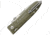 Lionsteel Big Daghetta G10 Folding Knife, 3.75in Satin D2 Tool Steel Spear Point Blade, Green G10 Handle, Glass Breaker, Pocket Clip, Thumb Stud, Tol Tactical Operation Lock System, Green, 8710 GR