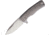 Lionsteel ROK Tiium Framelock Gray Folding Knife, 3.25in Satin Bohler M390 SS Drop Point, Gray Sculpted Titanium Handle, ROK G