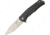 Lionsteel TRE Titanium Framelock CF Folding Knife,2.88in,Bohler M390 Steel,Drop Point,Stonewash,Black,Carbon Fiber Handle LSTTREFC
