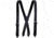 Liston Concepts Grip Clip Suspenders - Black 33010