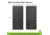 Lockdown Vault Door, Out Swing, 28/30in, LH, Black, 1118815