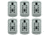 LockState KeyDock Wall Mount Lock Box,  6 PK LS-KD110-6