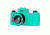 Lomography Sprocket Rocket, Teal, Left 935
