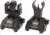 Lwrc Sight Set Folding Skirmish Buis Black Picatinny