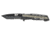 M&amp;P AR Overmold Folding Knife, 3.5in, 8Cr13MoV Steel Blade, 4.5in, Rubber Handle, 1100082