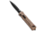 M&amp;P Smith &amp; Wesson M&amp;P OTF Spring Assisted Spear Point Knife Tan 3.5" Black *DISC*, Tan, AUS-8, adult, BHQ-209396