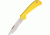 Mac Coltellerie Marine 4in Serrated Folder, Yellw, Knife MACB911Y