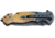 Boker Blomkvist Folding Knife, 3.35in, 440A, Stainless Steel, Wood Multi Handle, 01MB735