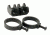 Magpul Industries Light Mount V-Block and Rings, Fits Magpul Light Mounts, Black MPIMAG614-BLK