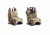 Magpul MBUS Front and Rear Flip Sights Set, Flat Dark Earth, MPIMAG247FDE-KIT2