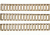 FAB Defense Protective Ladder Rail Covers - Long, Tan - Set of 3 - LRCL3T