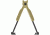 FAB Defense Vertical Foregrip w/ Incorporated Bipod - Desert Tan