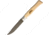 MAM Linerlock Tiium Folding Knife, 4in Black Titanium Coated 420 SS Drop Point, Bubinga Wood Handle, SS Bolster, Black, 2064