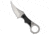 Mantis Mantis Sabot II Fixed Blade Karambit Knife Black Carbon Fiber 2.7" Satin, Black, Bohler M390, adult, BHQ-193949