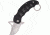 Mantis Snaggletooth 1 Fold Knife, SS Partially SE, Black G-10 handle MANMKF813