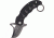 Mantis Snaggletooth 2 Fold Knife, SS PS Black Blade, Black G-10 handle MANMKF814