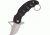 Mantis Snaggletooth 3 Fold Knife, SS Pain Blade, Black G-10 handle MANMKF815