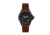 Marathon Cross Hatch 2-Piece Strap, Italian Leather, IP Black Buckle, 20mm, Cognac, Standard, WS-LT-CGBK-20-ST