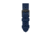 Marathon Cross Hatch 2-Piece Strap, Italian Leather, IP Black Buckle, 20mm, Royal Blue, Standard, WS-LT-RBBK-20-ST