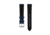 Marathon Cross Hatch 2-Piece Strap, Italian Leather, Parkerized Buckle, 20mm, Royal Blue, Extra Long, WS-LT-RBPS-20-XL