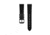 Marathon Cross Hatch 2-Piece Strap, Leather, Steel Buckle, 20mm, Black, Standard, WS-LT-BKBK-20-ST